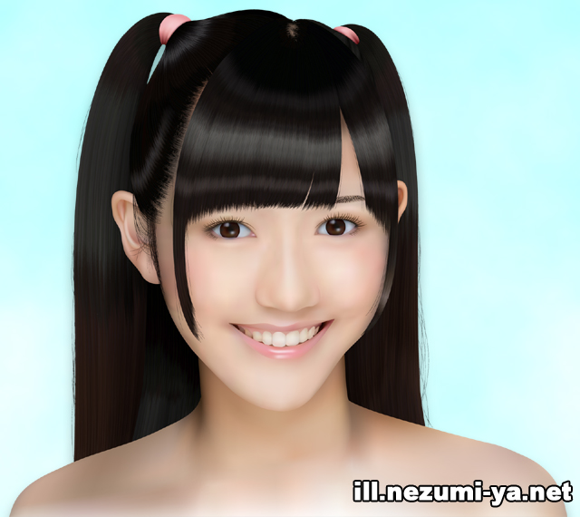 AKB48 渡辺麻友さんの似顔絵
